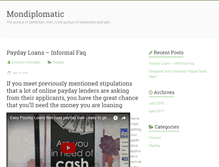 Tablet Screenshot of mondiplomatic.com